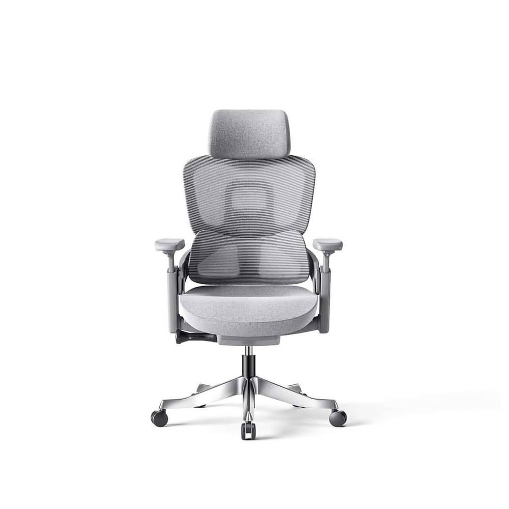 HJ-UEP530 漂浮椅   (灰白框/白色網背/灰色乳膠泡棉座墊) 限時降價 HAWJOU 豪優人體工學椅專賣店