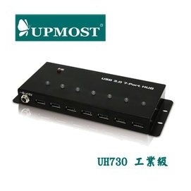 【MR3C】現貨! 含稅 UPMOST 登昌恆 Uptech UH730 工業級 7埠 USB 3.0 Hub 擴充器