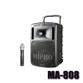 【MR3C】有問有便宜 含稅 MIPRO嘉強 MA-808 旗艦型攜帶式無線擴音機(含雙麥克風) 客訂商品