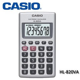【MR3C】含稅有發票【公司貨附保卡】CASIO卡西歐 HL-820VA 國家考試機型 8位元計算機