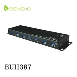 【MR3C】現貨! 含稅 附2.5A變壓器 BENEVO BUH387 UltraUSB 工業級 7埠USB3.0集線器