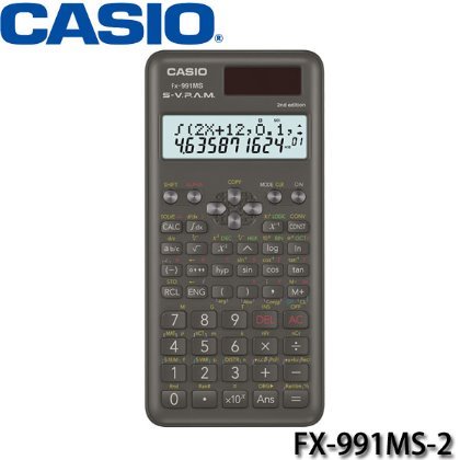 【MR3C】含稅附發票【公司貨附保卡】CASIO卡西歐 FX-991MS-2 工程型計算機 FX-991MS 2代