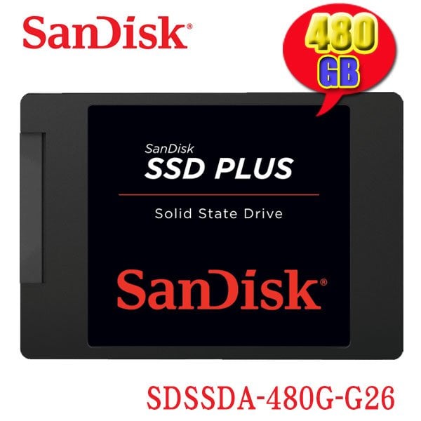 【MR3C】含稅【公司貨】 SanDisk 480GB 480G SSD PLUS SATA SSD 固態 硬碟 TLC