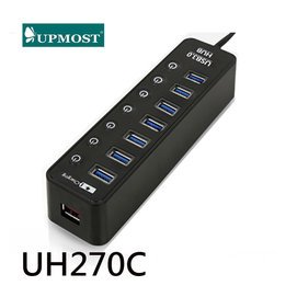 【MR3C】含稅 UPMOST登昌恆 Uptech UH270C 7埠+1埠充電埠 USB3.0 Hub集線器