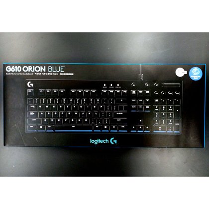 【MR3C】台灣公司貨 含稅 Logitech羅技 G610 ORION BLUE 背光機械遊戲鍵盤