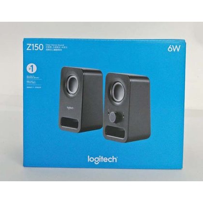 【MR3C】含稅 台灣公司貨 Logitech羅技 Z150 多媒體揚聲器 黑色 二件式2.0喇叭