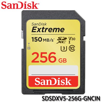 【MR3C】含稅公司貨 SanDisk Extreme SD 256G 256GB UHS-I U3 V30 150MB/s