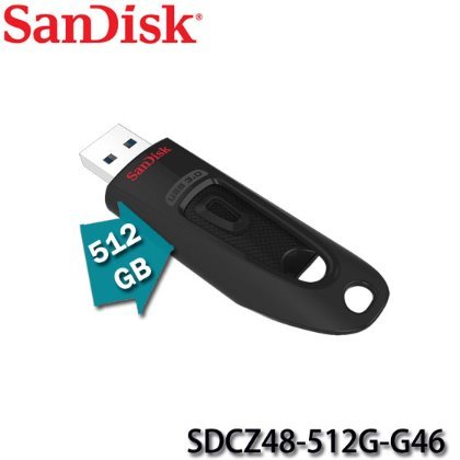 【MR3C】含稅公司貨 SanDisk 512GB Ultra CZ48 512G USB 3.0 隨身碟