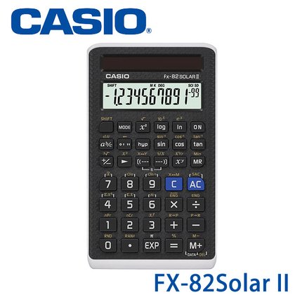 【MR3C】含稅有發票【公司貨附保卡】CASIO卡西歐 FX-82SOLAR II 國家考試機型 計算機