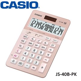 【MR3C】含稅有發票【公司貨附保卡】CASIO卡西歐 JS-40B JS-40B-PK 櫻花機 14位元計算機