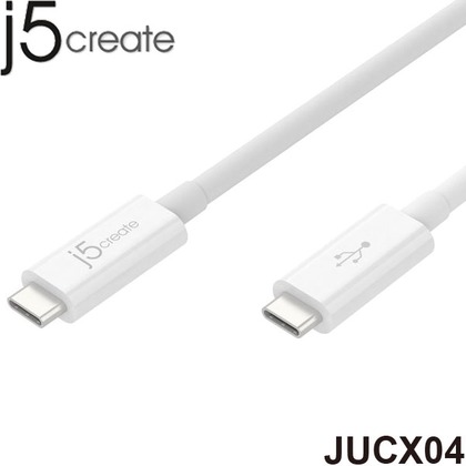 【MR3C】含稅附發票 j5 create JUCX04 Type-C對Type-C 充電傳輸線