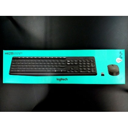 【MR3C】含稅 台灣公司貨 Logitech 羅技 MK235 無線滑鼠鍵盤組(寄超商需拆外盒)
