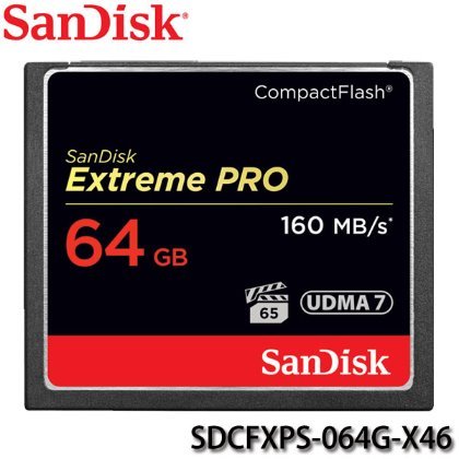 【MR3C】含稅附發票【公司貨】SanDisk 64G Extreme Pro CF 64GB (160MB/s)