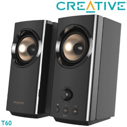 【MR3C】含稅 CREATIVE 創新未來 T60 藍牙無線喇叭 二件式 2.0 喇叭