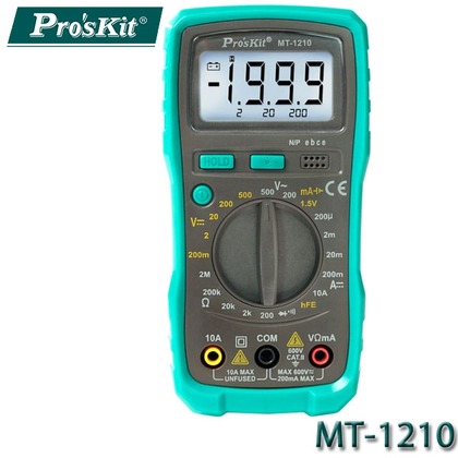 【MR3C】含稅 ProsKit 寶工 3 1/2 數位電錶 MT-1210 MT-1210-T 3用電表 三用電表