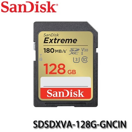 【MR3C】含稅公司貨 SanDisk 128GB Extreme SD 128G UHS-I U3 V30 180MB/s