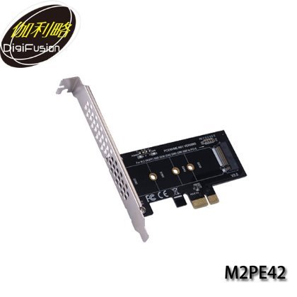 【MR3C】含稅附發票 伽利略 M2PE42 PCI-E 1X M.2(NVMe) 1-Port SSD轉接卡