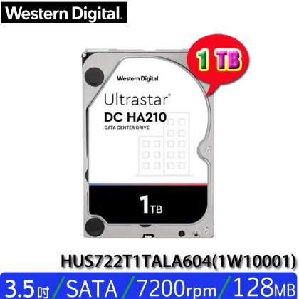 【MR3C】含稅 WD HA210 1TB 1T HUS722T1TALA604(1W10001) 企業級硬碟