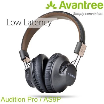 【MR3C】含稅送$200禮券 Avantree AS9P Audition Pro 藍牙NFC 超低延遲無線耳罩式耳機麥克風