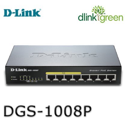 【MR3C】缺貨 有問有便宜 含稅附發票 D-Link 友訊 DGS-1008P Giga 8埠 網路 集線器