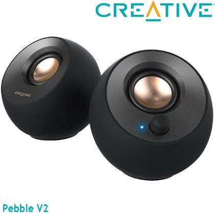【MR3C】含稅公司貨 CREATIVE 創新未來 Pebble V2 鵝卵石 V2 USB-C 二件式喇叭