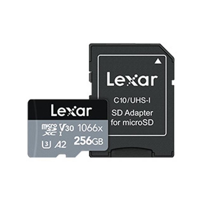 Lexar 雷克沙 Professional 1066x MicroSDXC UHS - I U3 A2 256G記憶卡