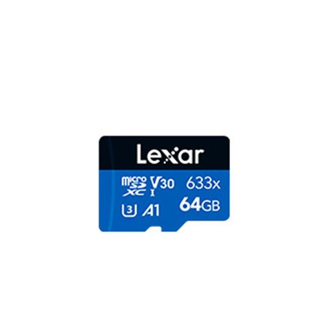 Lexar 雷克沙 633x microSDXC UHS - I A1 U3 64G記憶卡