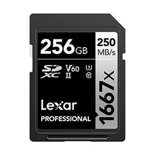 Lexar 雷克沙 Professional 1667x SDXC UHS - II 256G記憶卡 SILVER 系列
