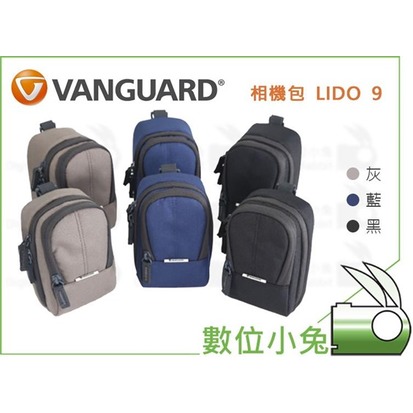 數位小兔【VANGUARD 精嘉 LIDO 9 藍 黑 灰】公司貨 側背包 攝影包 相機包 類單包 保護套 收納包 斜背包 RX100