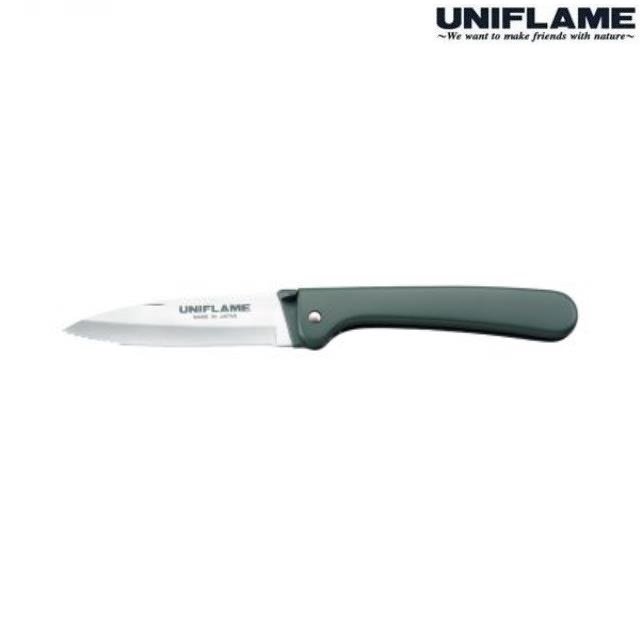 UNIFLAME 鋸齒收折便利刀/露營折刀/水果刀 U661840