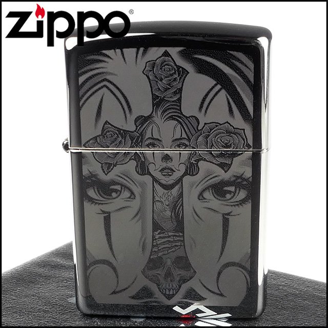◆斯摩客商店◆【ZIPPO】美系~Skull Cross-骷髏十字架圖案設計打火機NO.48411