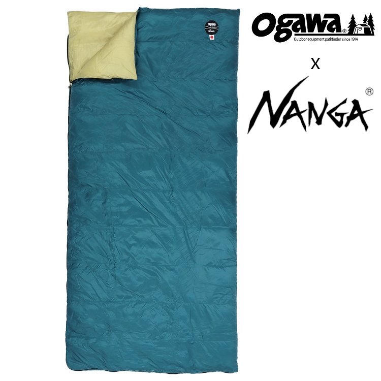 Ogawa x Nanga 聯名羽絨睡袋/保暖睡袋 OGAWAXN-BL 藍色