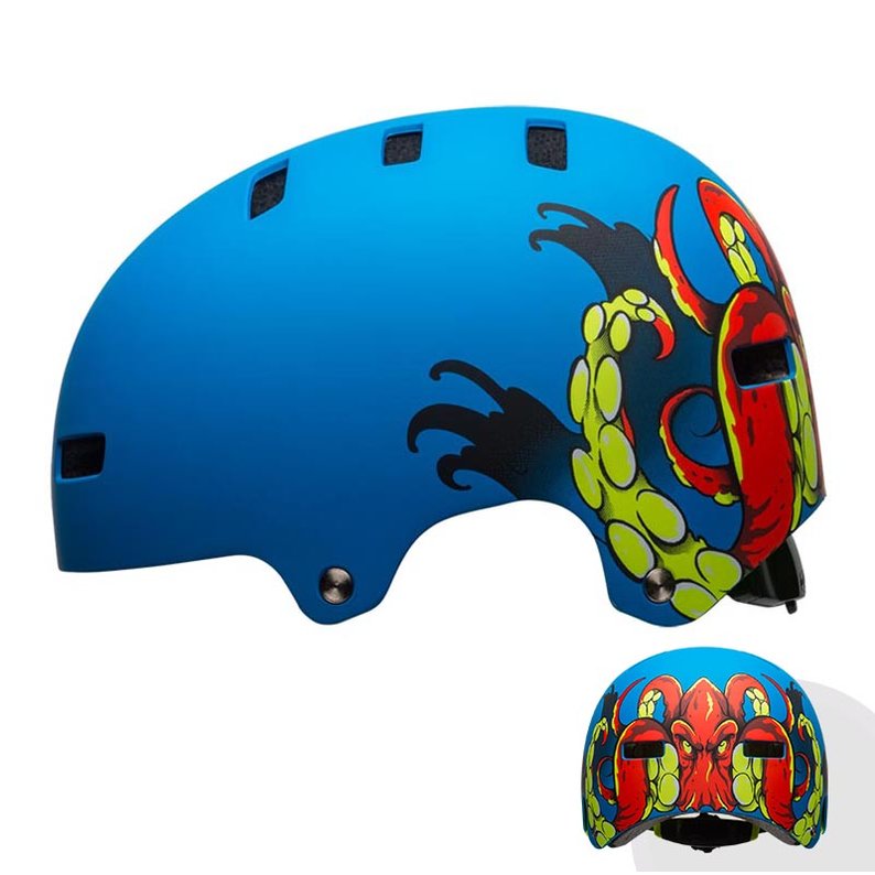 〝ZERO BIKE 〞 BELL Span 消光藍章魚 兒童 板帽/安全帽 滑板車/自行車/童車/學步車