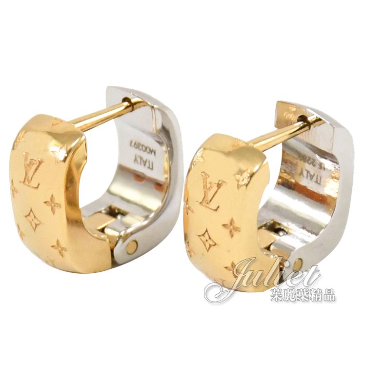 Louis Vuitton Nanogram earrings (M00397)