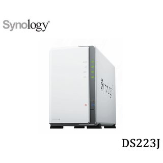 【新品上市】Synology 群暉 DS223J 2Bay NAS網路儲存伺服器(取代DS220j) 含稅公司貨(5600元)