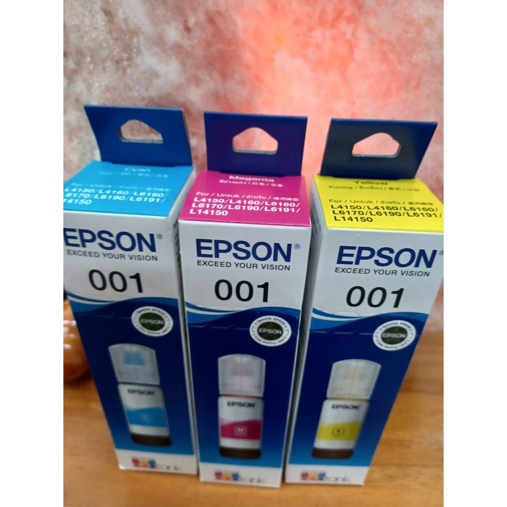 3色組EPSON 001原廠T03Y200藍+T03Y300紅+T03Y400黃L4150 L4160 L6170