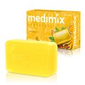 【印度MEDIMIX】綠寶石皇室藥草浴美肌皂(薑黃) 125g