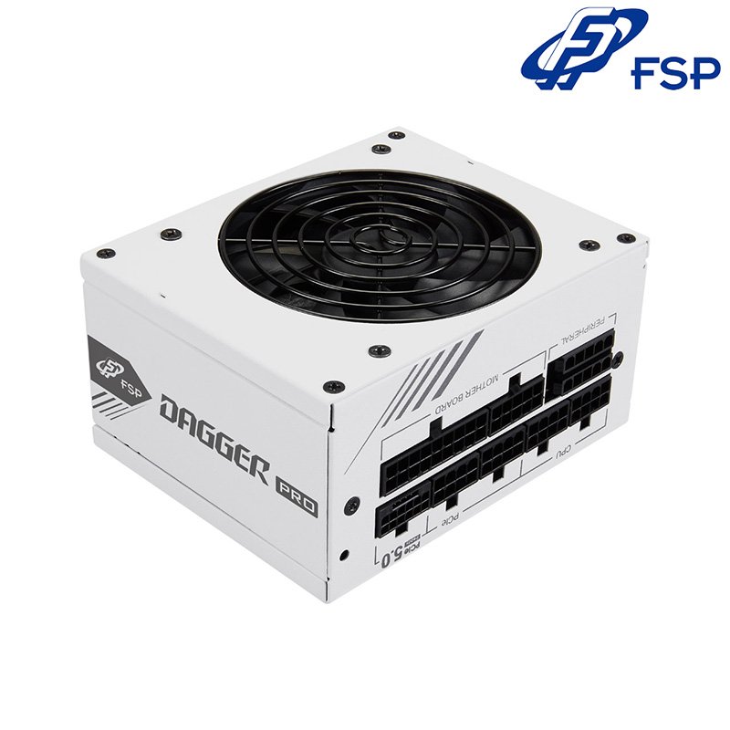 FSP 全漢 金鋼彈 DAGGER PRO ATX3.0 PCIe5.0 850W White 金牌 全模 電源供應器 SDA2-850,GEN5(W) /紐頓e世界