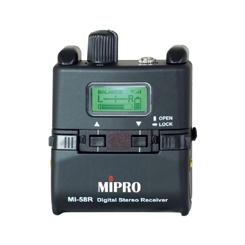 【ATB通伯樂器音響】Mipro / MI-58R 無線監聽接收器IEM