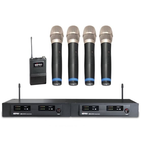 MIPRO MR-812T UHF固定頻率四頻道無線麥克風/音質清晰訊號穩定