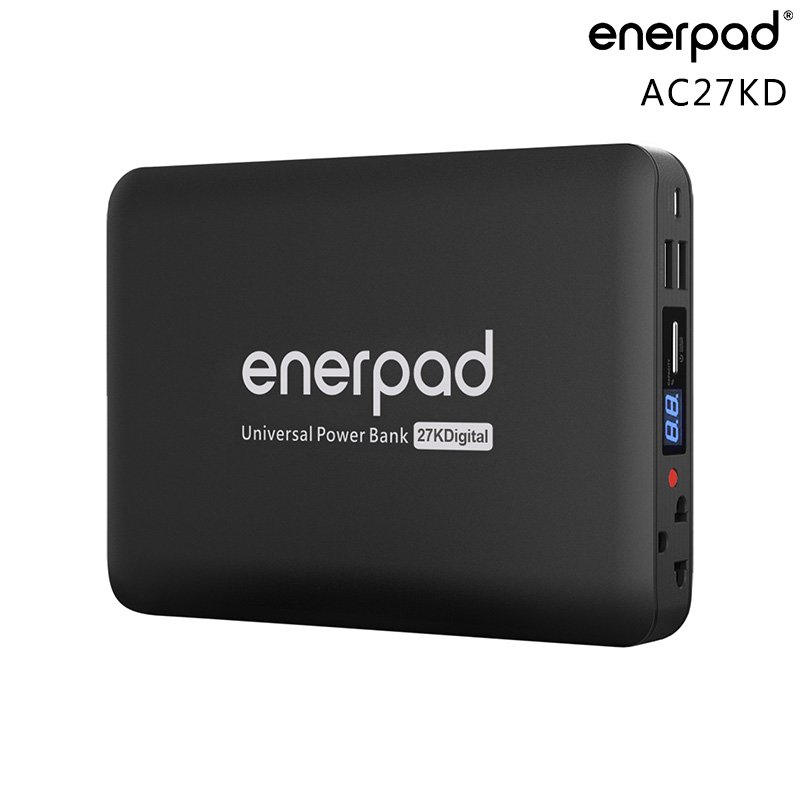 ENERPAD AC27KD 27000mAh 攜帶式直流電 交流電 行動電源 黑色 /紐頓e世界