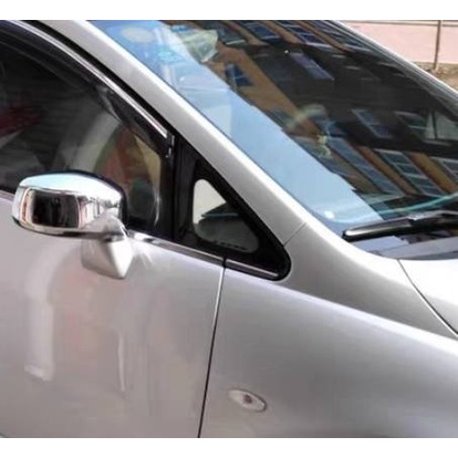【車王汽車精品百貨】日產 Nissan Tiida 後視鏡蓋 倒車鏡蓋 後視鏡貼 方向鏡貼 裝飾蓋 後視鏡飾條