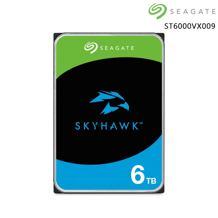 SEAGATE 希捷 SkyHawk 監控鷹 6TB 3.5吋 5400轉 256MB 監控硬碟 ST6000VX009 3年保固