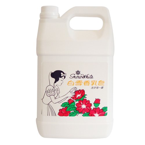 【史代新文具】白雪 4000g 香乳皂 洗手乳(1箱4桶)