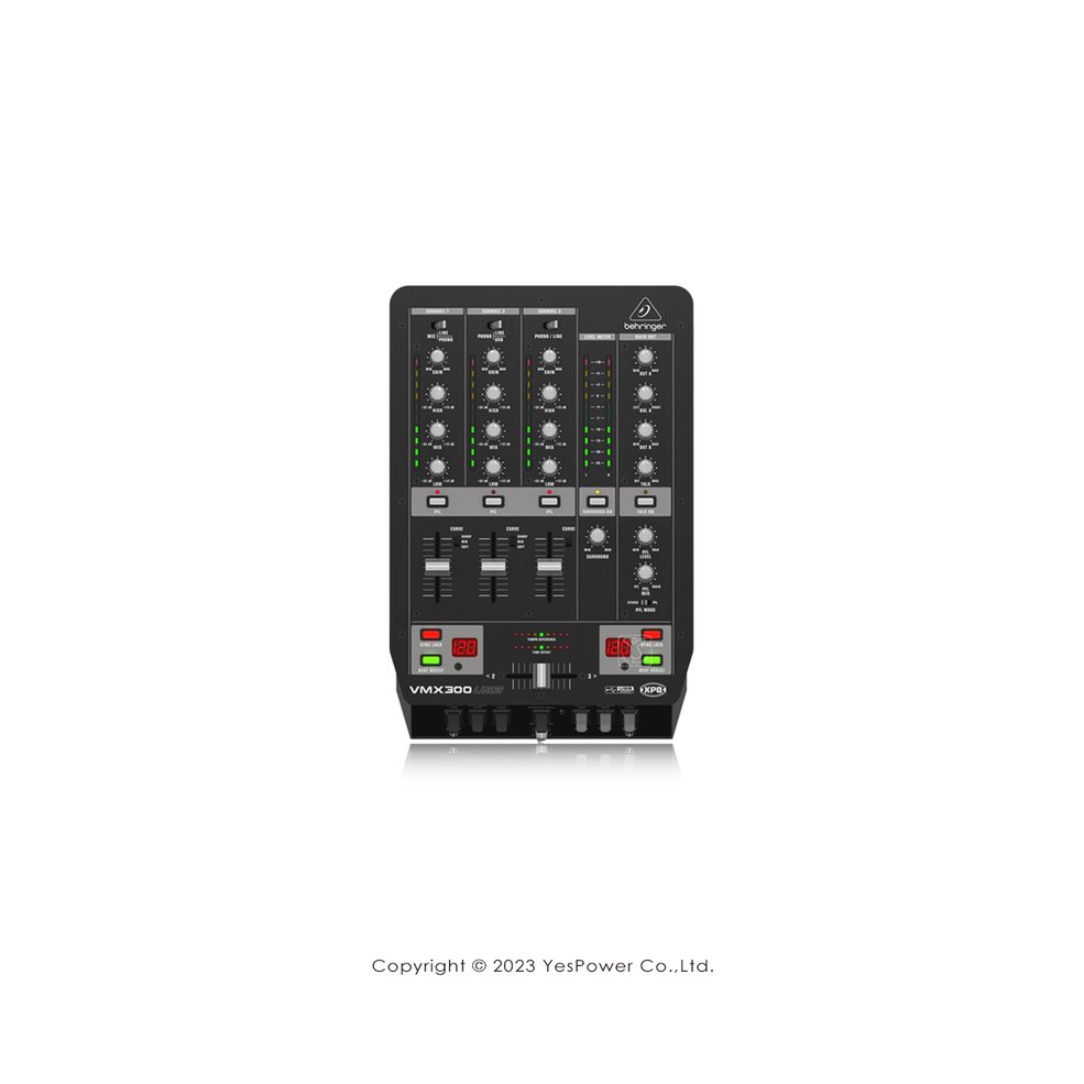 VMX300USB Behringer耳朵牌 專業3通道DJ混音器/內置USB接口