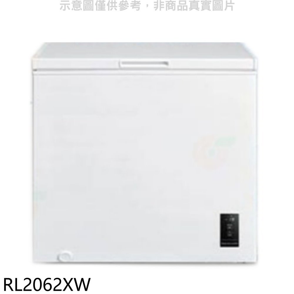 《可議價》東元【RL2062XW】206公升上掀式臥式變頻冷凍櫃(含標準安裝)