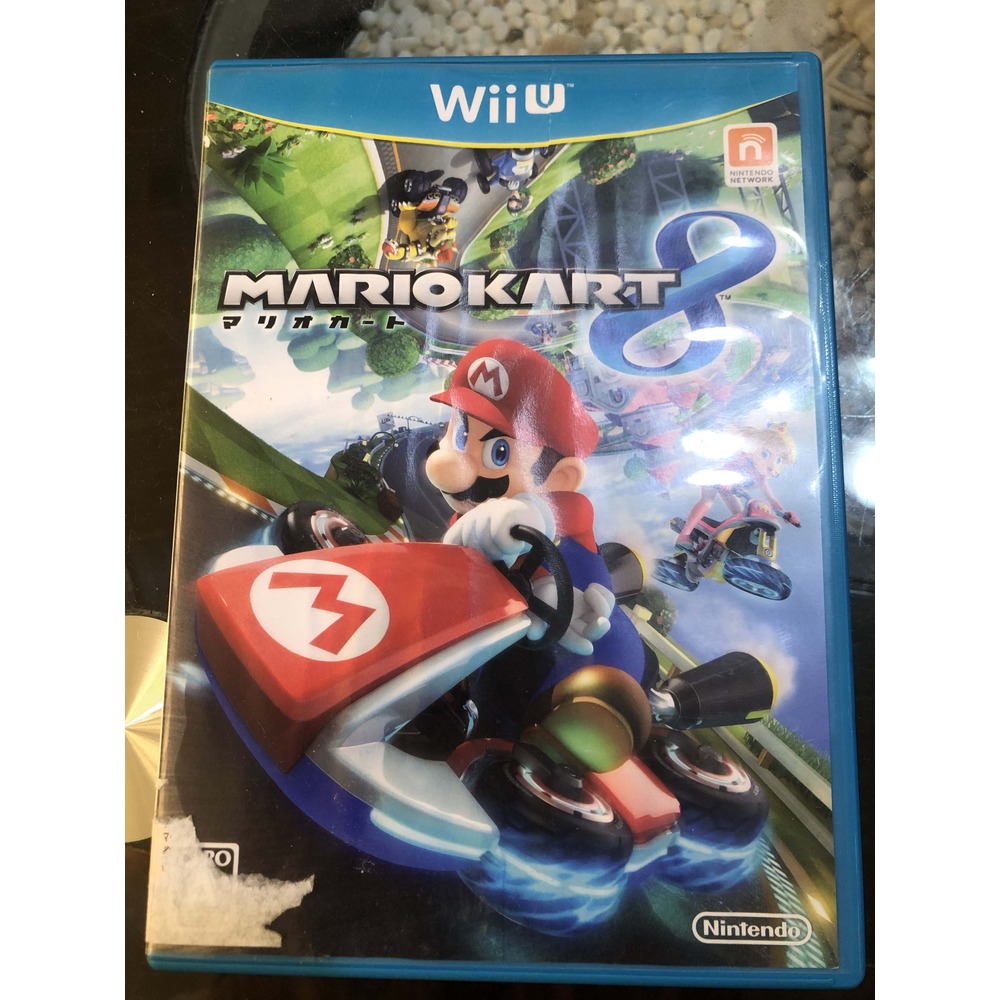 日版 WiiU Mario Kart8 瑪莉二手品馬力歐賽車8 瑪利歐 wii u限定經典不敗款~盒裝完整~狀況極新