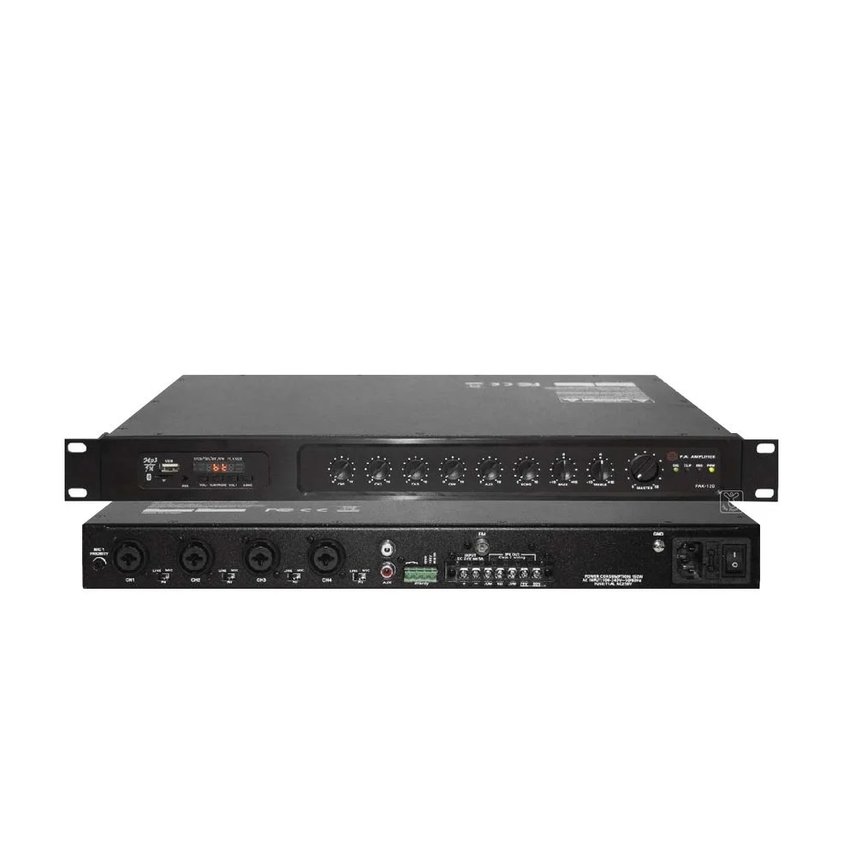 SHOW PAX-120 120W 公共廣播擴大機 MP3+USB+BT+FM