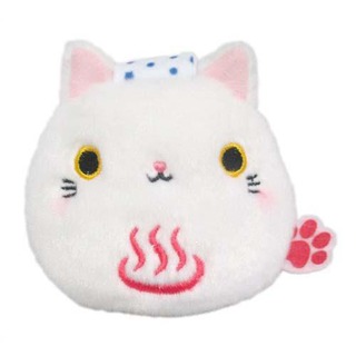 【日本生活雜貨】溫泉貓糰子沙包
