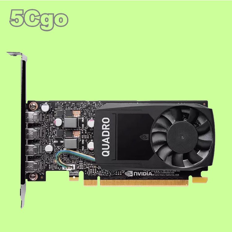 5Cgo【權宇】英偉達顯示卡NVIDIA GPU Quadro P620 2GB DDR5 顯示卡(附半高檔板) 含稅